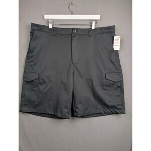 Greg Norman for Tasso Elba Mens Performance Cargo Golf Shorts Black 40